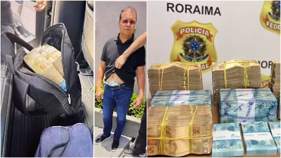 R$ 500 mil — parte na cueca de Renildo Lima — motivaram a Operação Caixa Preta. PF investiga compra de votos em 2024 e não explicou o elo com Samir Xaud.