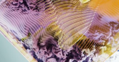 A vibrant and artistic representation of neural networks in an abstract 3D render, showcasing technology concepts.