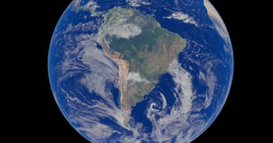 Vista aérea da floresta amazônica com rios e árvores, simbolizando a importância do Brasil na ação climática global.